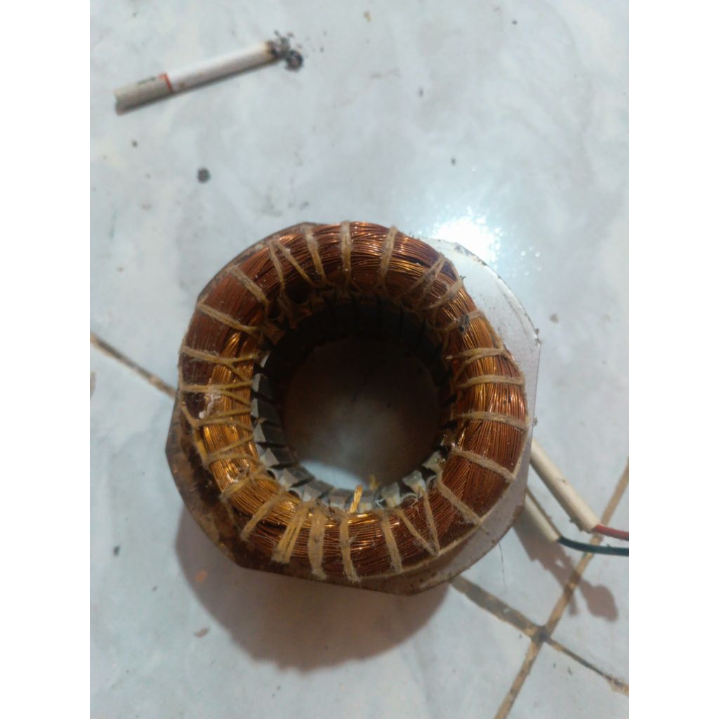 gulungan pompa air panasonic 125watt copotan normal