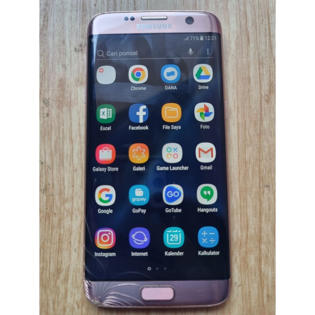 LCD SAMSUNG S7EDGE ORIGINAL COPOTAN NORMAL