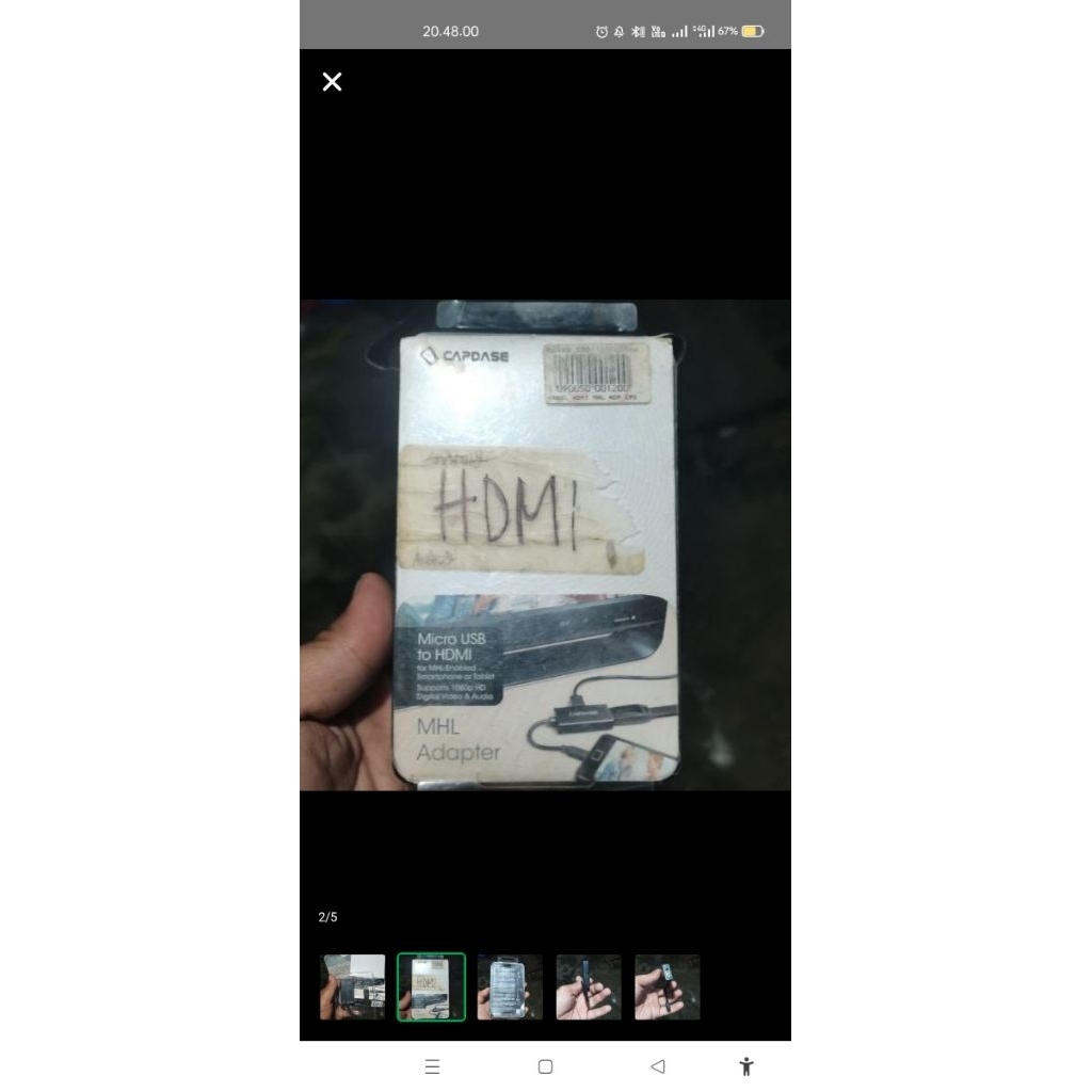 HDMI jadul untuk HP Nokia 808 PureView dll