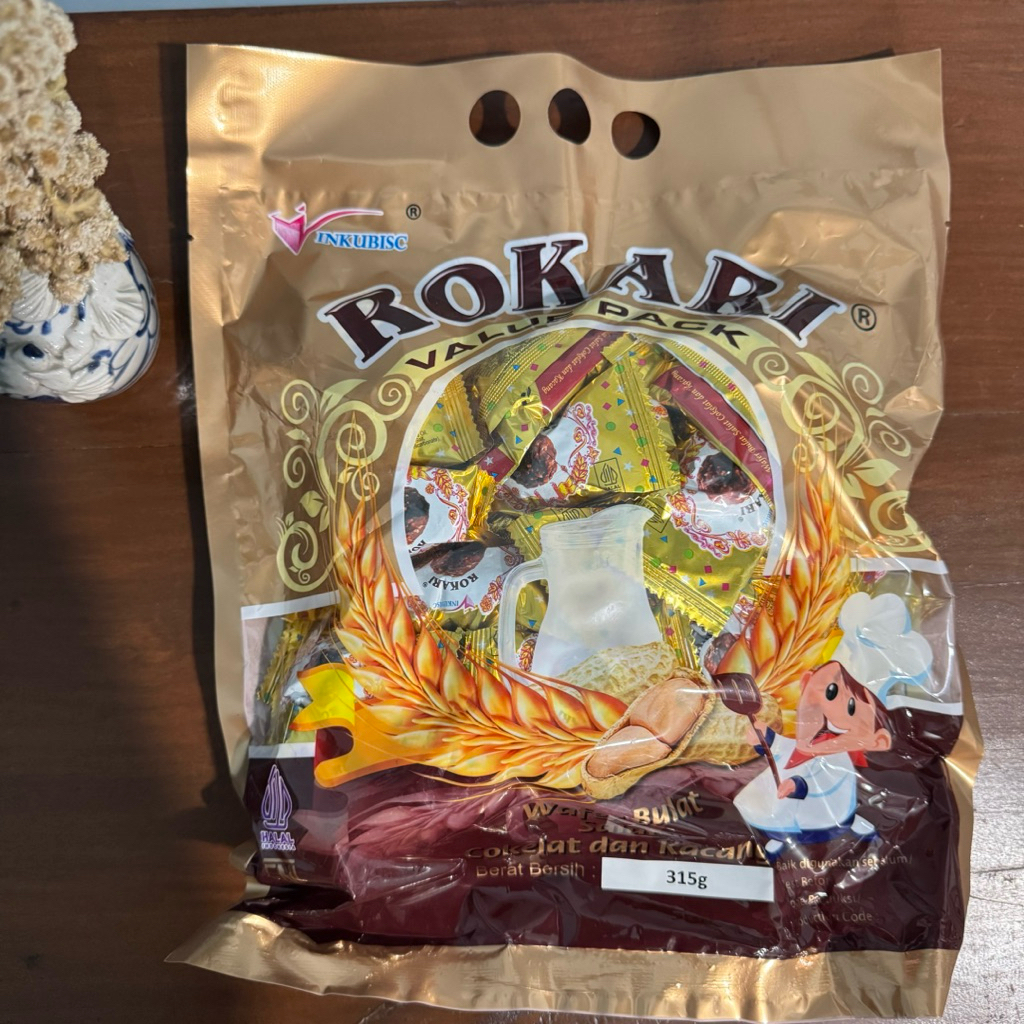 Rokari coklat crispy Berat 315 gram