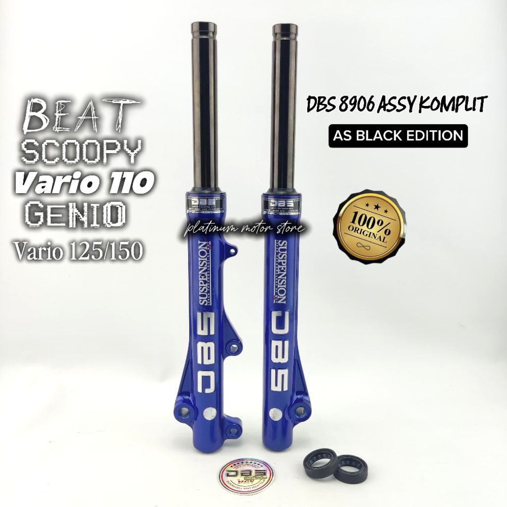 Shock Depan DBS 8906 As Black Edition For Matic Beat,Scoopy,Vario110,Genio,Vario125/150