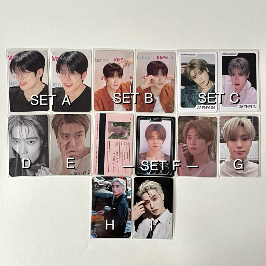 NCT Jaehyun photocard pc mute peach live denim golden age kms