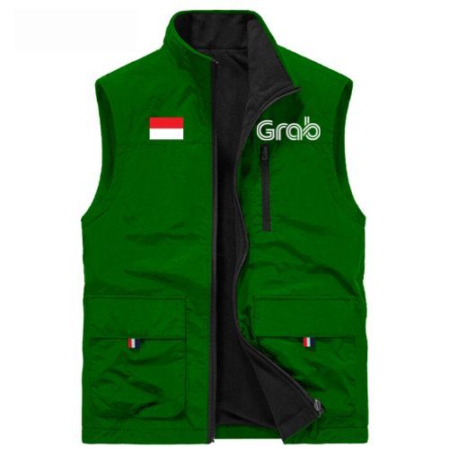 Rompi Hiking Terbaru Rompi GRAB, Rompi Ojol Vest Ojek, Rompi Gojek Onnline