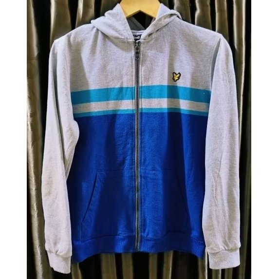 lyle & scott hoodie color block cool