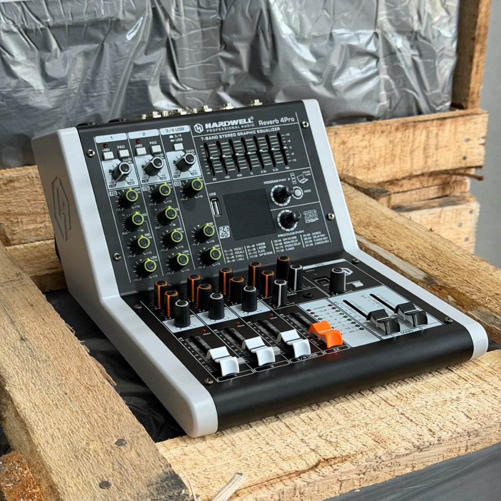 Mixer 4 Channel HARDWELL Reverb 4 Pro 256 DSP