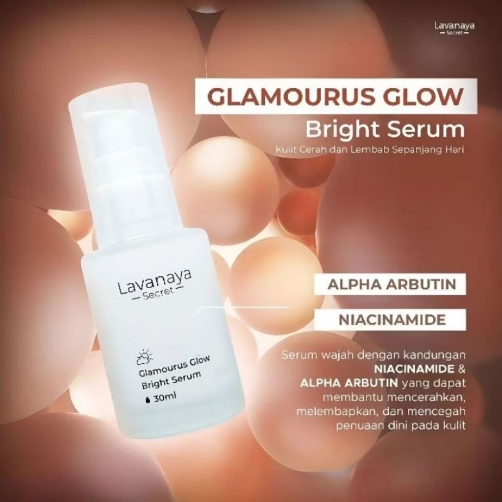 Lavanaya Secret Skincare Variant Glamuorus Glow Bright Serum Original BPOM