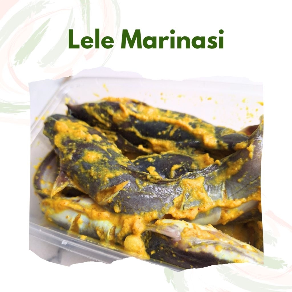 LELE BUMBU KUNING - LELE MARINASI SIAP GORENG - LELE MARINASI 2 EKOR - LELE SEGAR -IKAN LELE SIAP GO