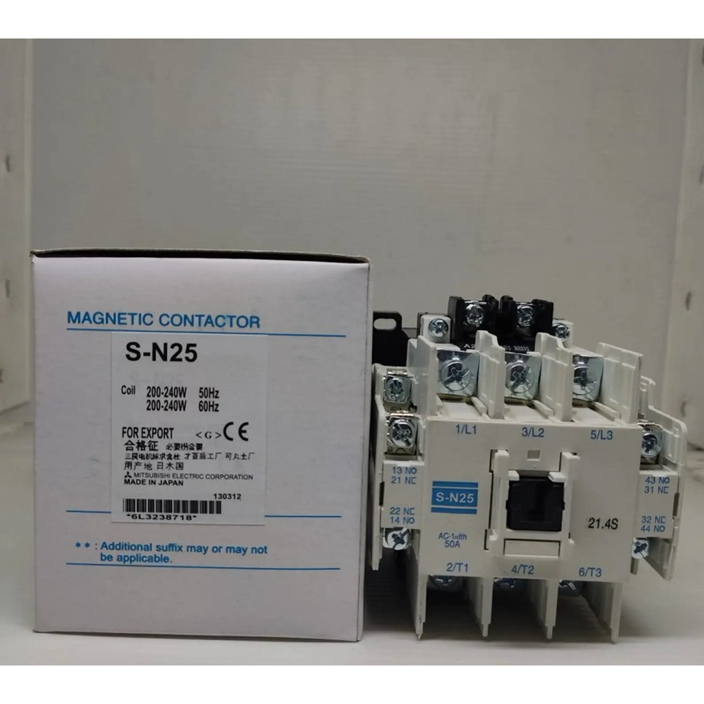 KONTAKTOR  SN25  50A MITSUBISHI BARU GRESSS