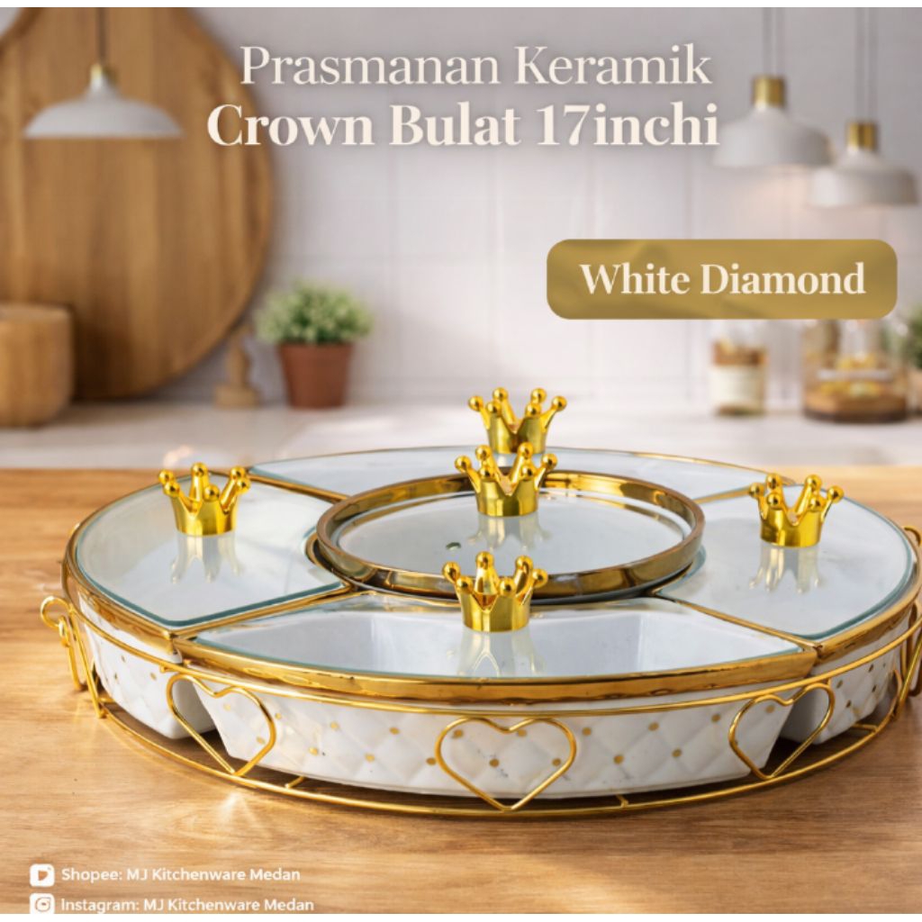 Prasmanan Keramik Putar 17" Dex