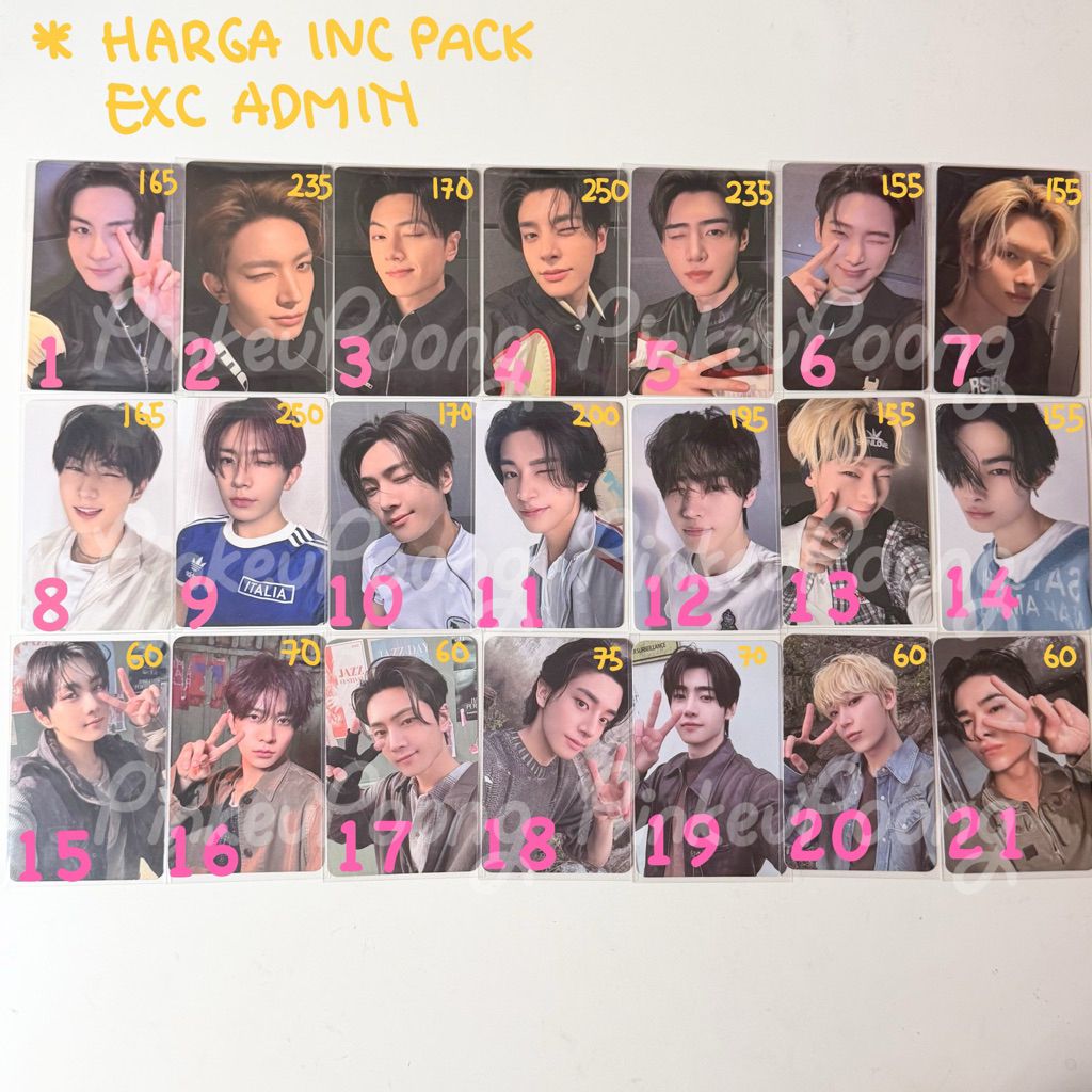 READY PC PHOTOCARD OFFICIAL ENHYPEN POB WINK DESIRE UNLEASH ENNIVERSARY ITALIA VCE KPOPMERCH