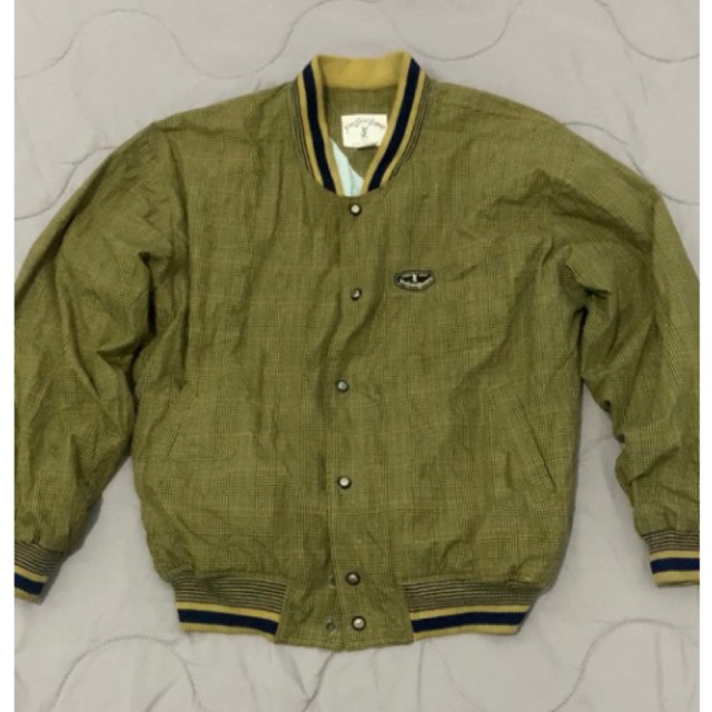 VINTAGE BLOUSON JACKETS YSL 90s OLD SCHOOL TARTAN