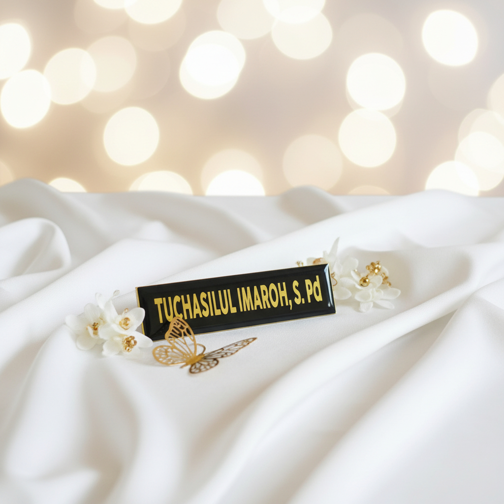 Name Tag / Nama Dada / Pin Nama