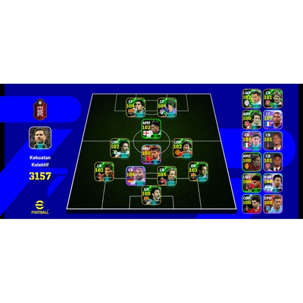 AKUN EFOOTBALL 2026 LEGEND SUAREZ FT BATITUSTA X BELLINGHAM