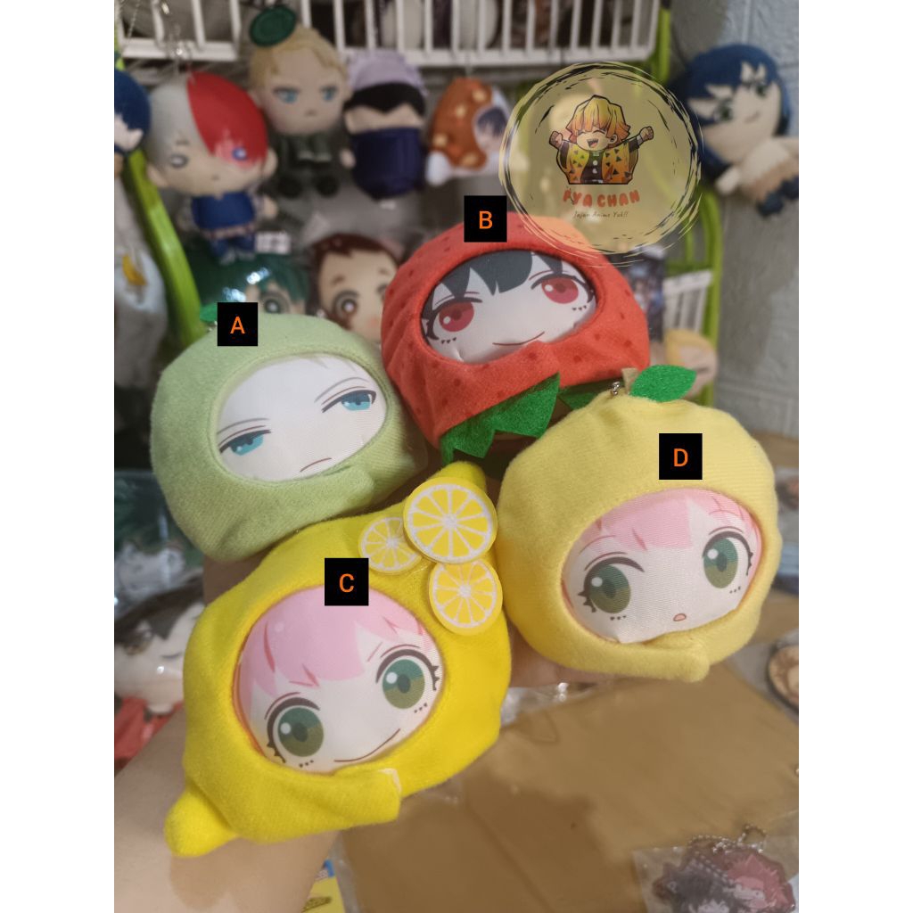 Anizukin Plush Boneka Ganci Keychain Anime Spy x Family