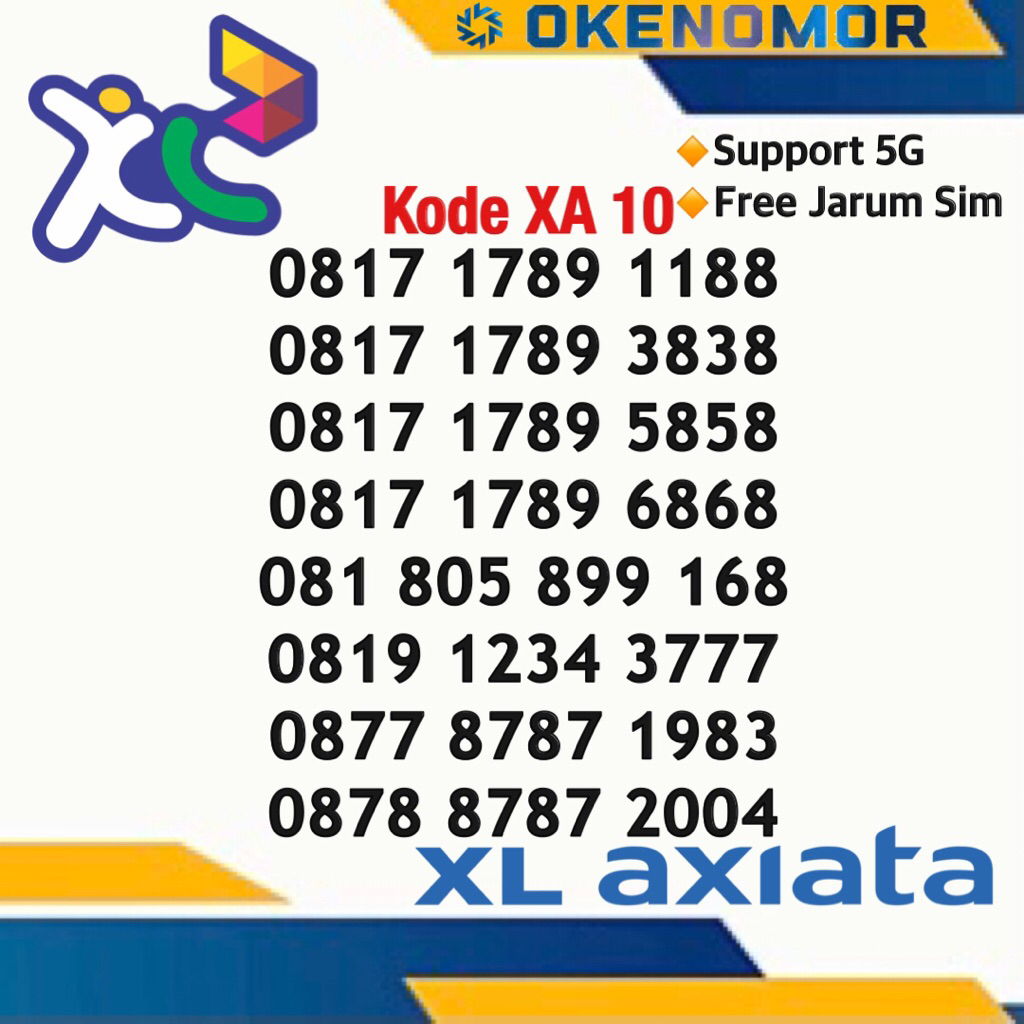 Nomor Cantik XL 8888 9999
