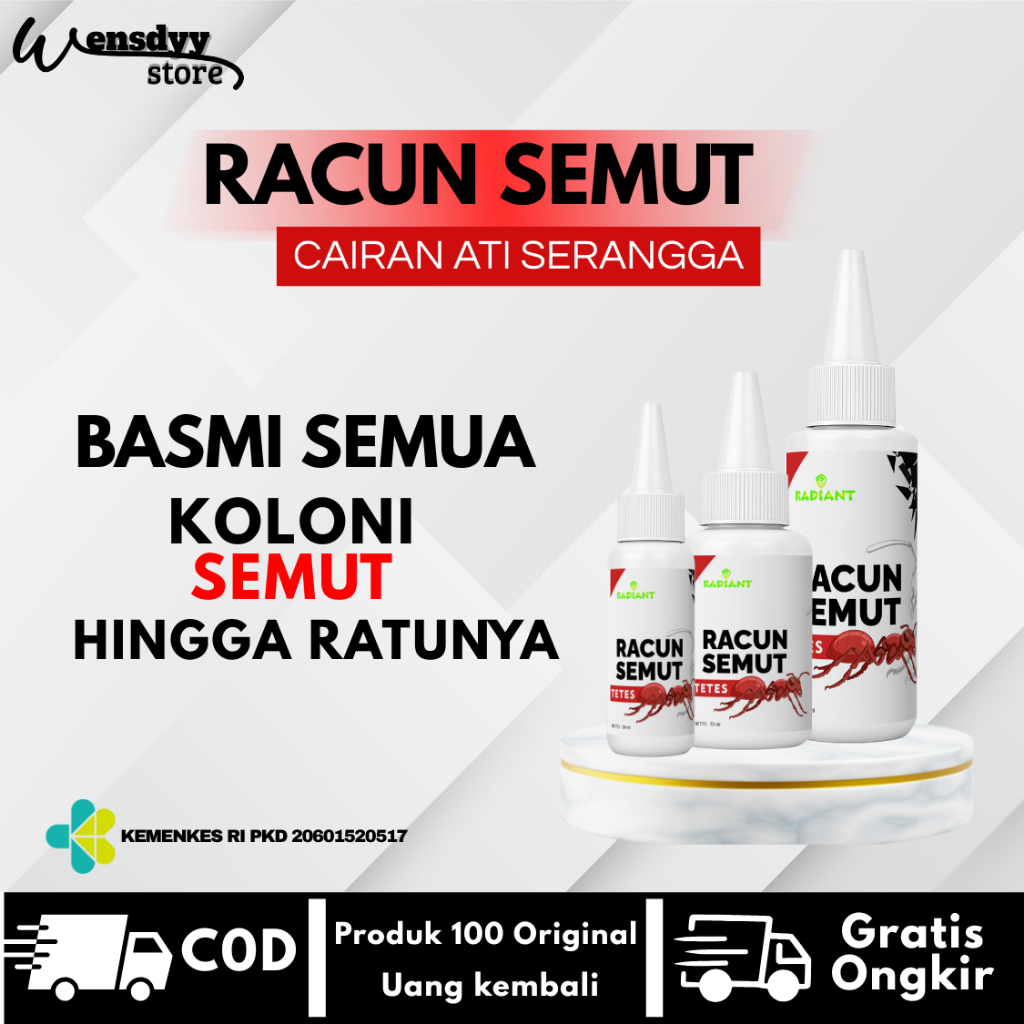 RACUN PEMBASMI SEMUT SUPER AMPUH OBAT RACUN ANTI SEMUT PENGUSIR SEMUT MERAH SEMUT RANGRANG PEMBASMI