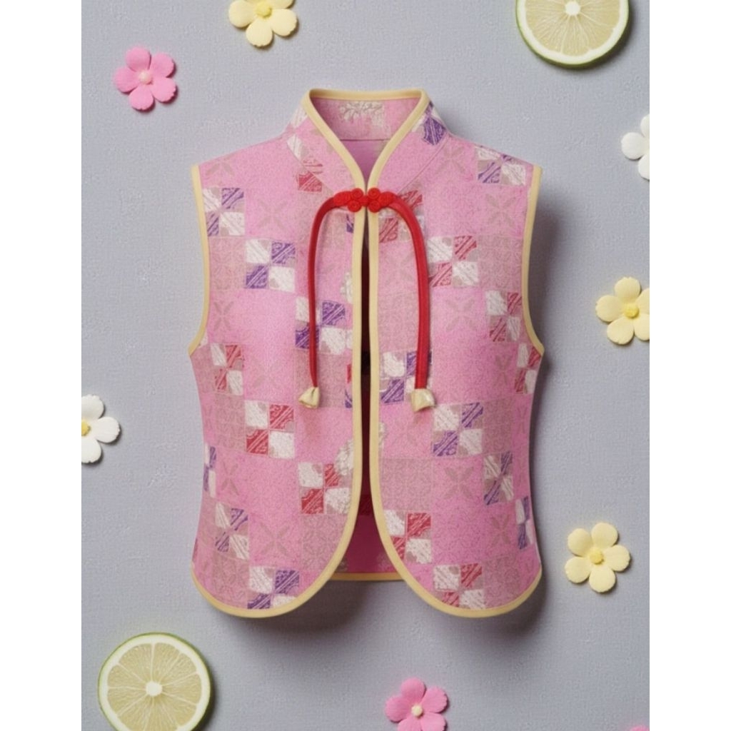 ROMPI CROP CHEONGSAM BATIK CHINESE STYLE