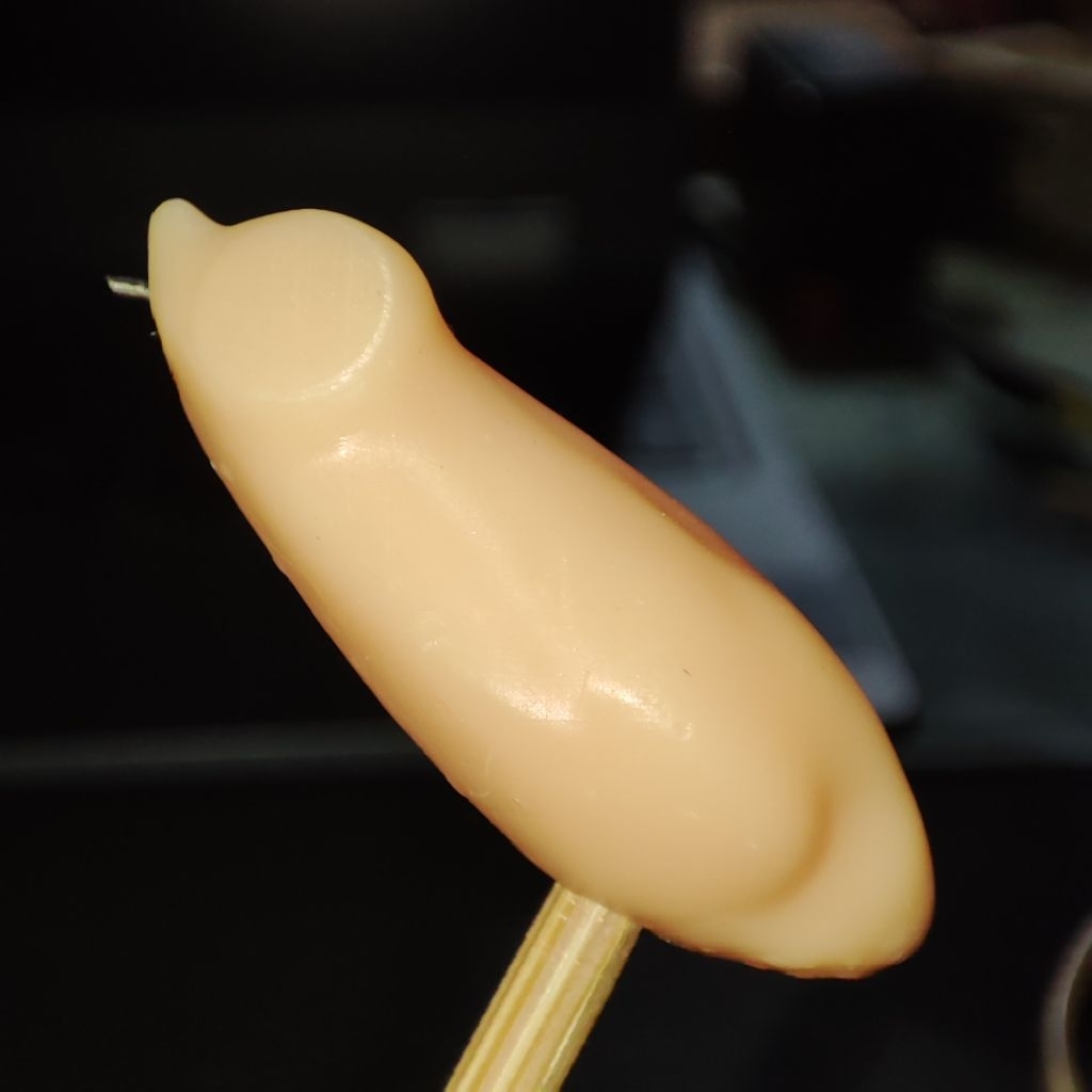 molding soft frog geriga type gamol, panjang 3,5cm