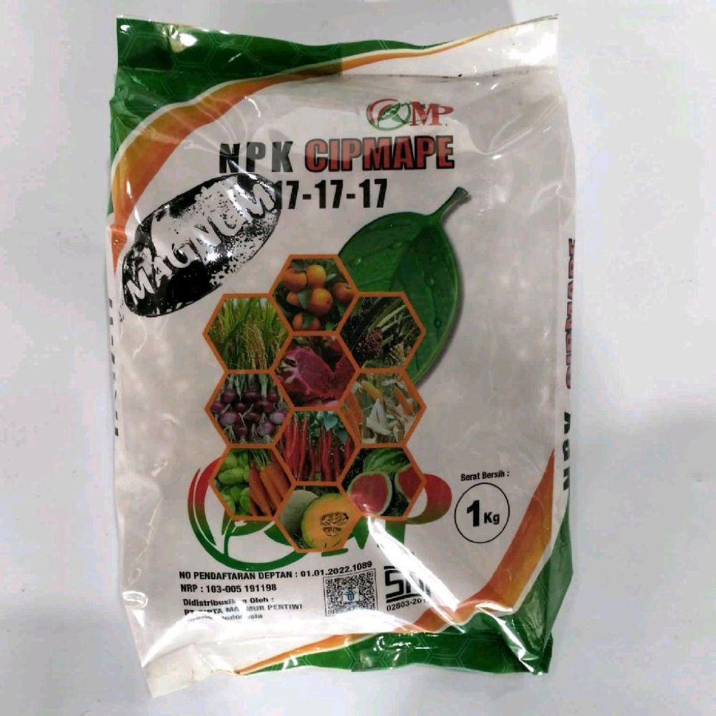 Pupuk NPK 17-17-17 Magnum Cipmape @1 Kg