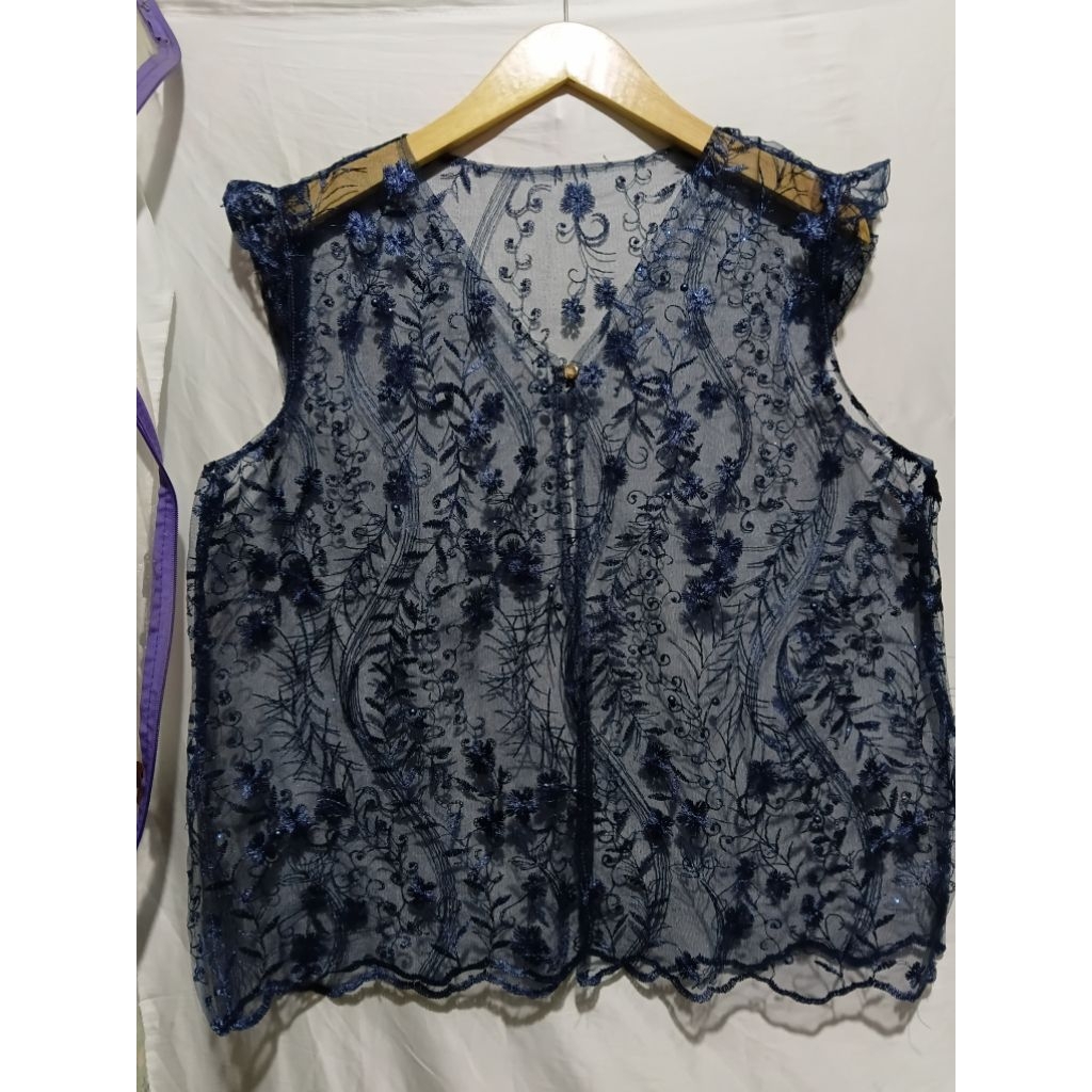 Vest brukat wanita/Ld 110/panjang 60/Rompi Brukat wanita dewasa/Rompi cantik/baju lebaran