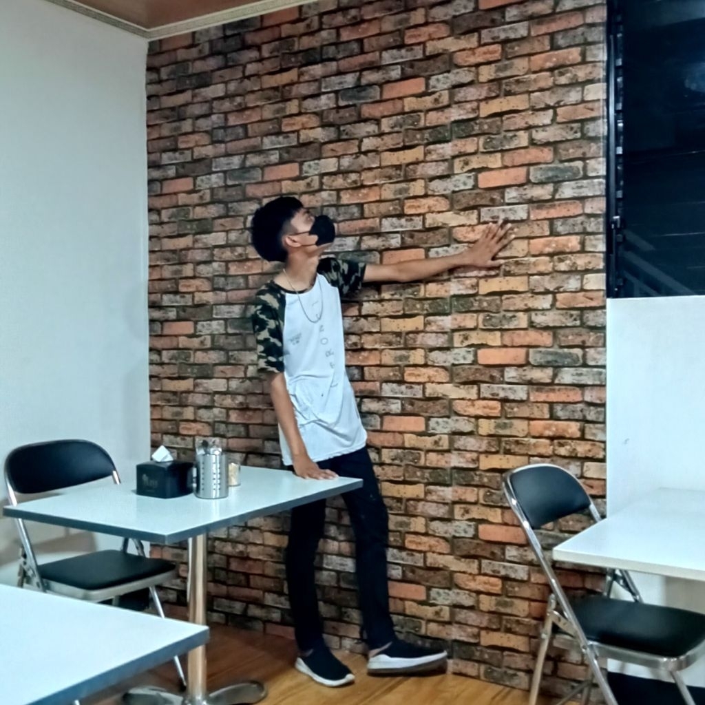 jasa pasang wallpaper vinyl dan jasa pasang setiker dinding