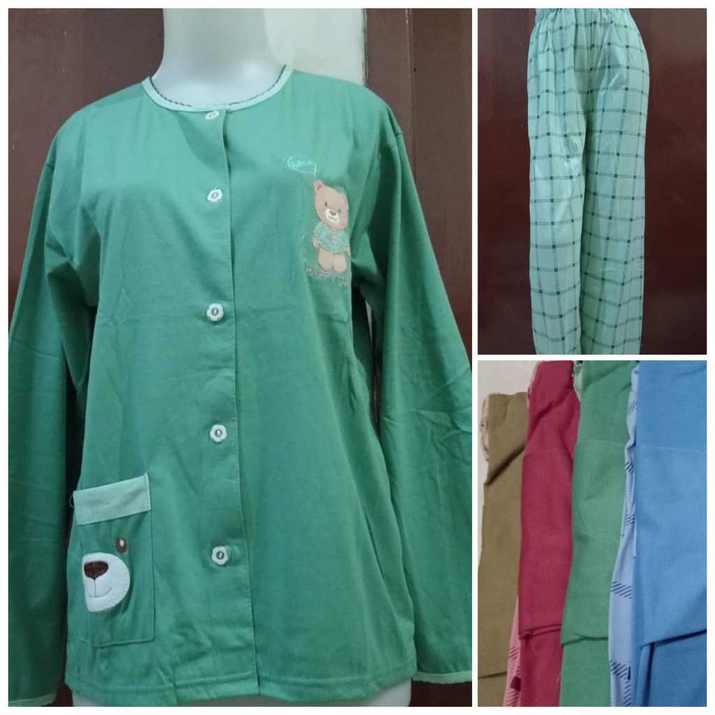 Baby Doll Lengan Panjang AMRO Label MERAH/babydoll PP dewasa/babydoll remaja PP/baby doll pp
