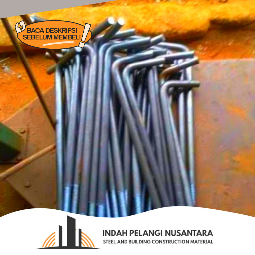 Angkur L Besi Hitam M20