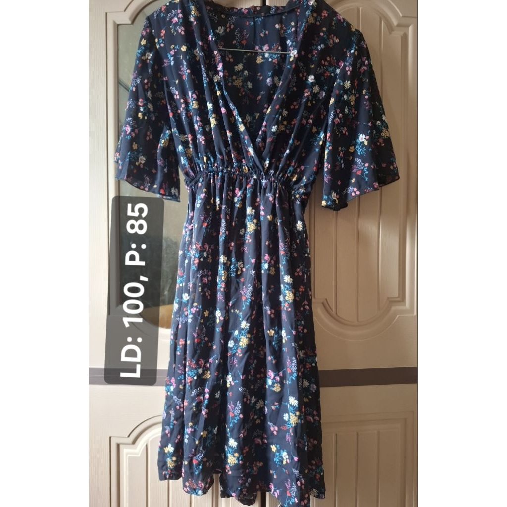 Dress bunga2 / Dress Pesta PL