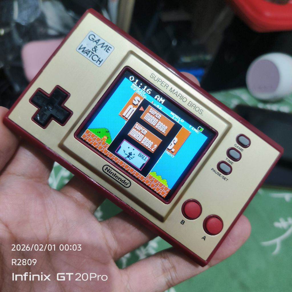 Gameboy GAME & WATCH SUPER MARIO BROS