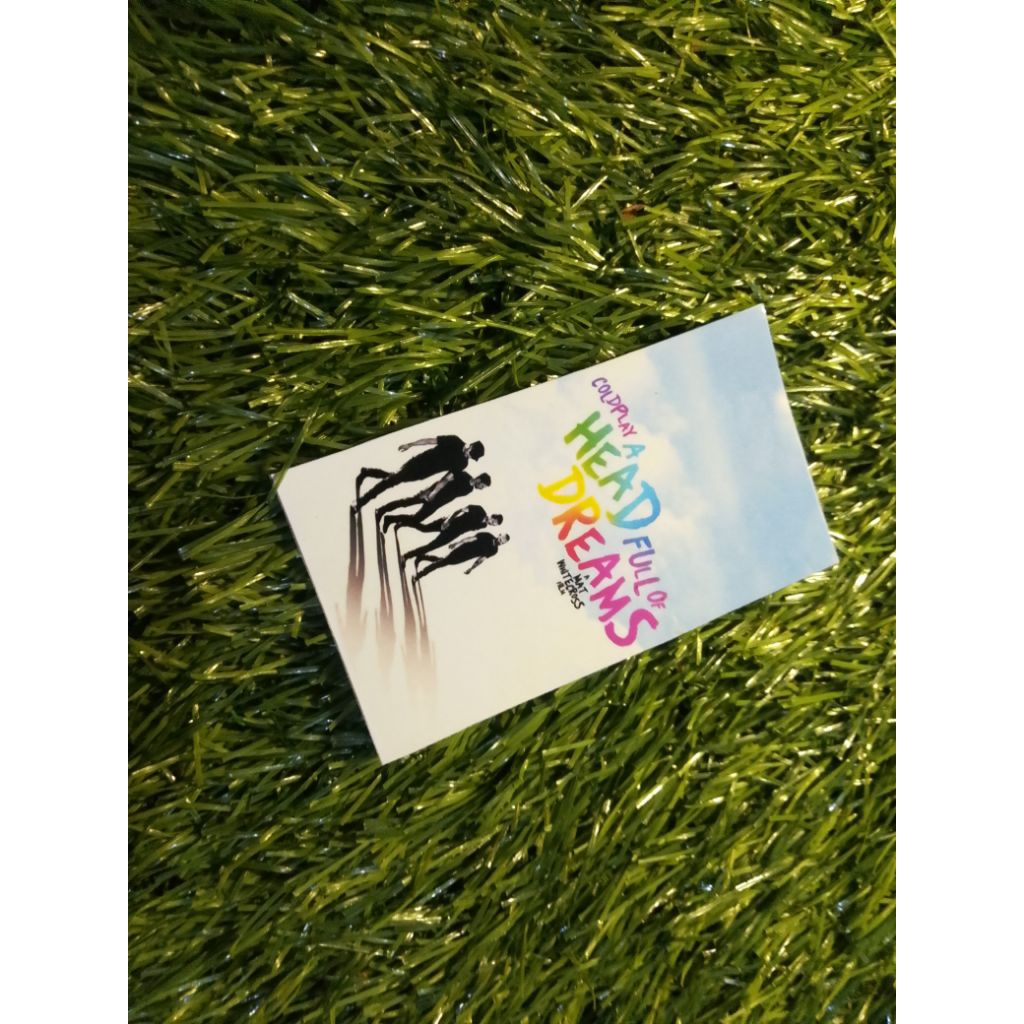 stiker vinyl coldplay