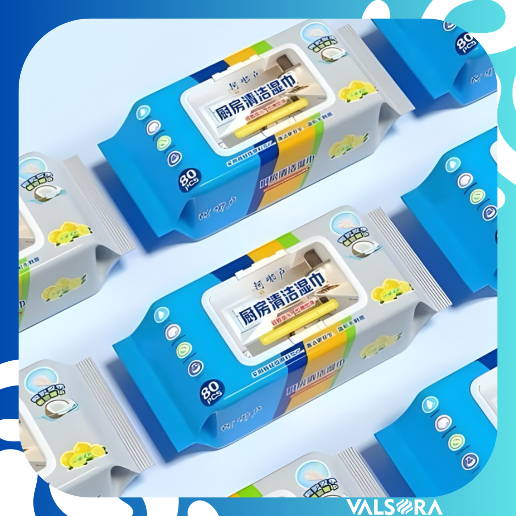 (VLZ) Tisu basah dapur minyak Sedang / kitchen wipes / tissue minyak / tisu dapur kering cuci