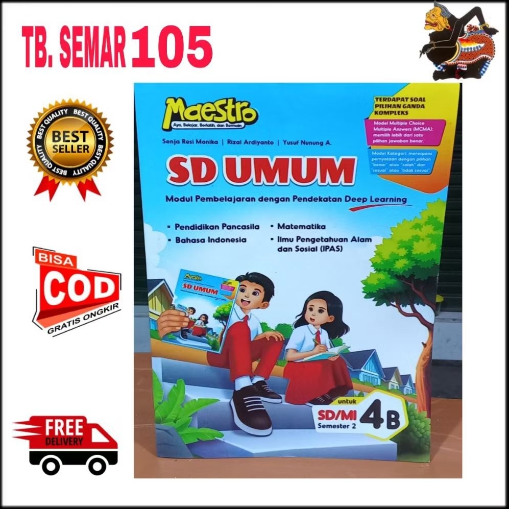 Buku Maestro SD umum kelas 4B Deep Learning kurikulum Merdeka
