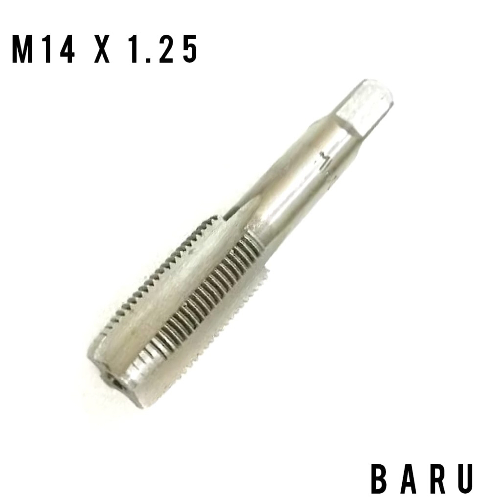 tap hand tap M14×1.25 tap ulir drat m14 x 1.25 hss baru