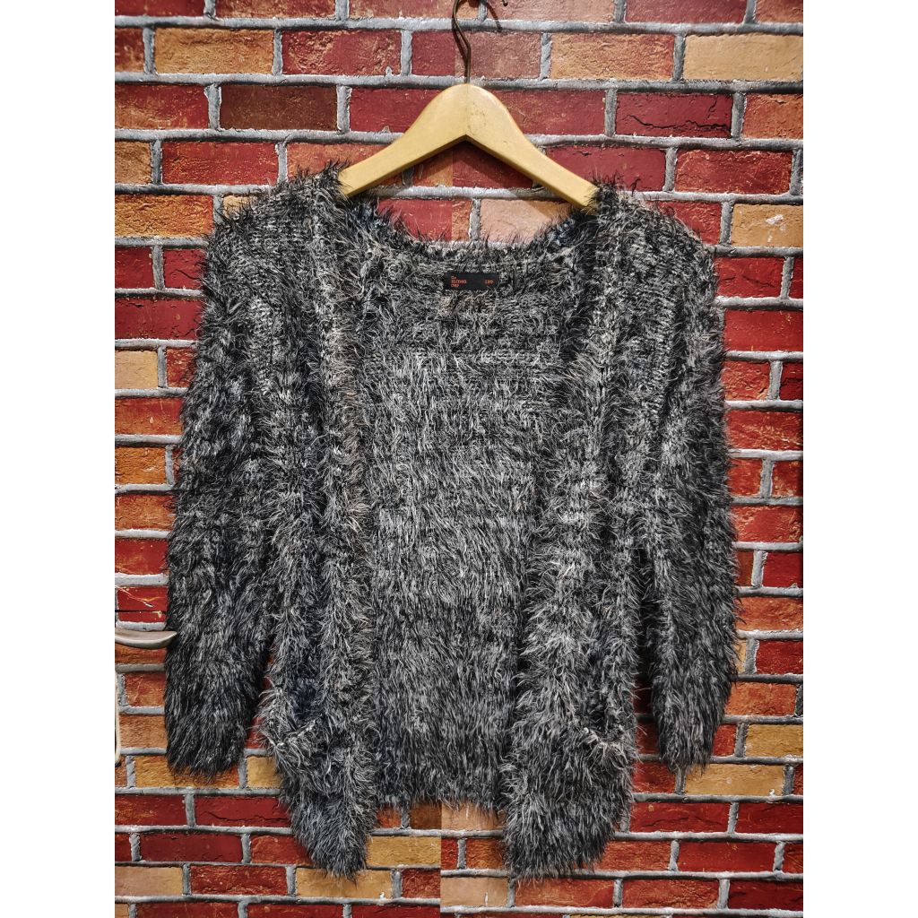 Cardigan Anak Rajut Tebal Bulu Anggora