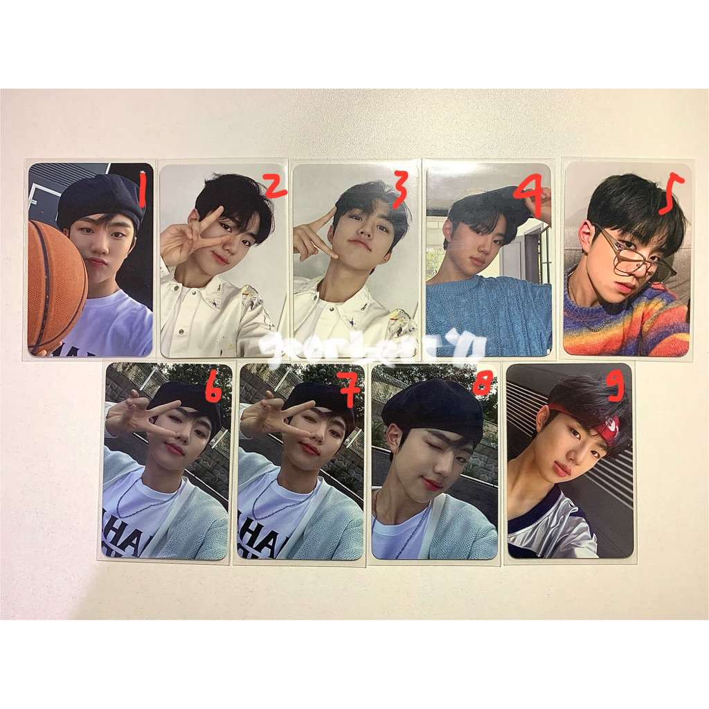 photocard pc park jihoo evnne