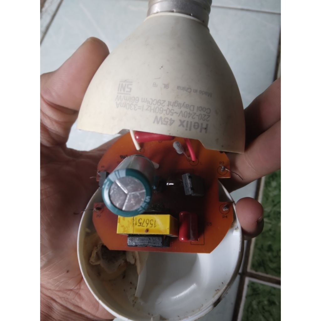 Mesin Lampu On 40-45 Watt Merek Hannochs Visalux Meval Dll Mesin Lampu On Tinggal Pasang Kaca