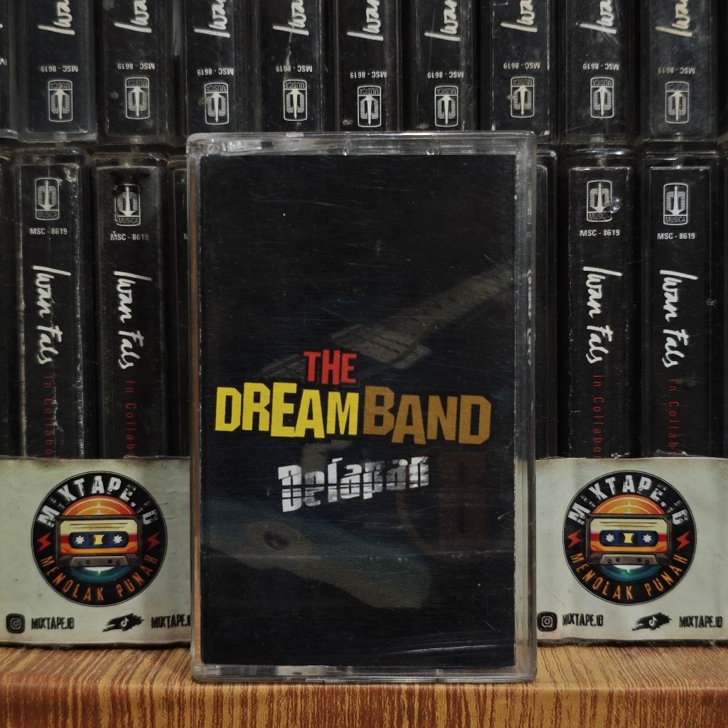 Kaset - The Dream Band (Kaset Sudah Di Legalisir Personil Band Kotak) -  Kompilasi Indonesia - Kaset