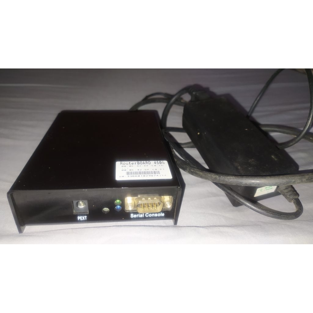 MikroTik RB450G / RB 450G Dengan Adaptor