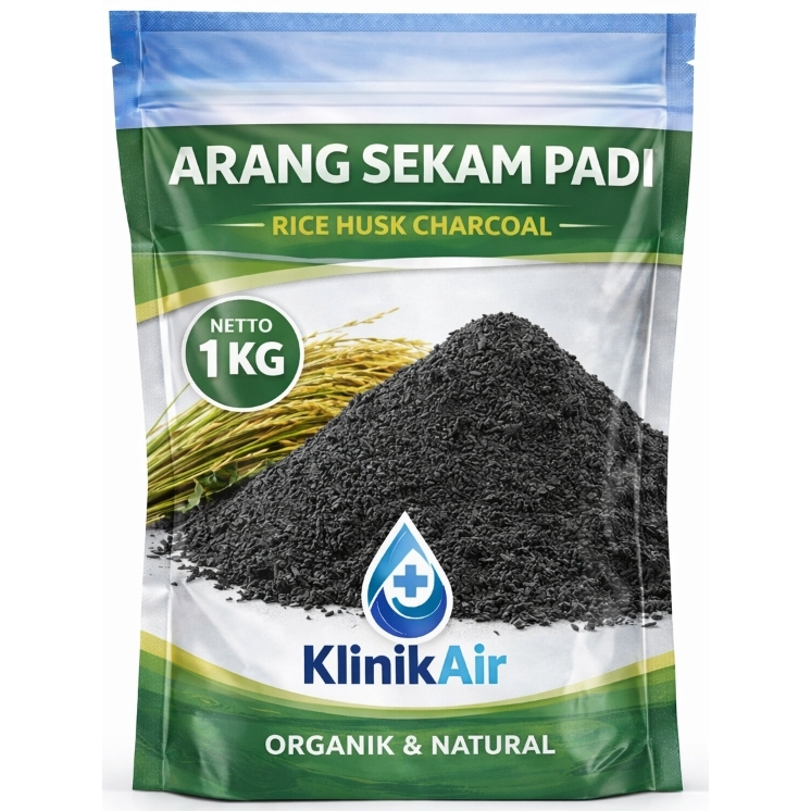 Arang Sekam Padi Rendemen Kadar Air Rendah Kualitas Premium
