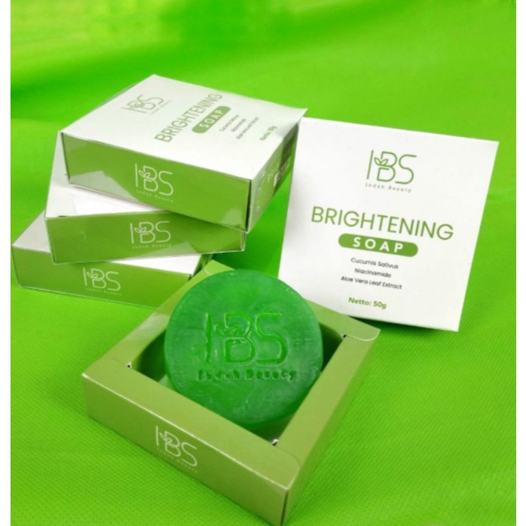 IBS Brightening Soap 50gr Jerawat & Cerah BPOM
