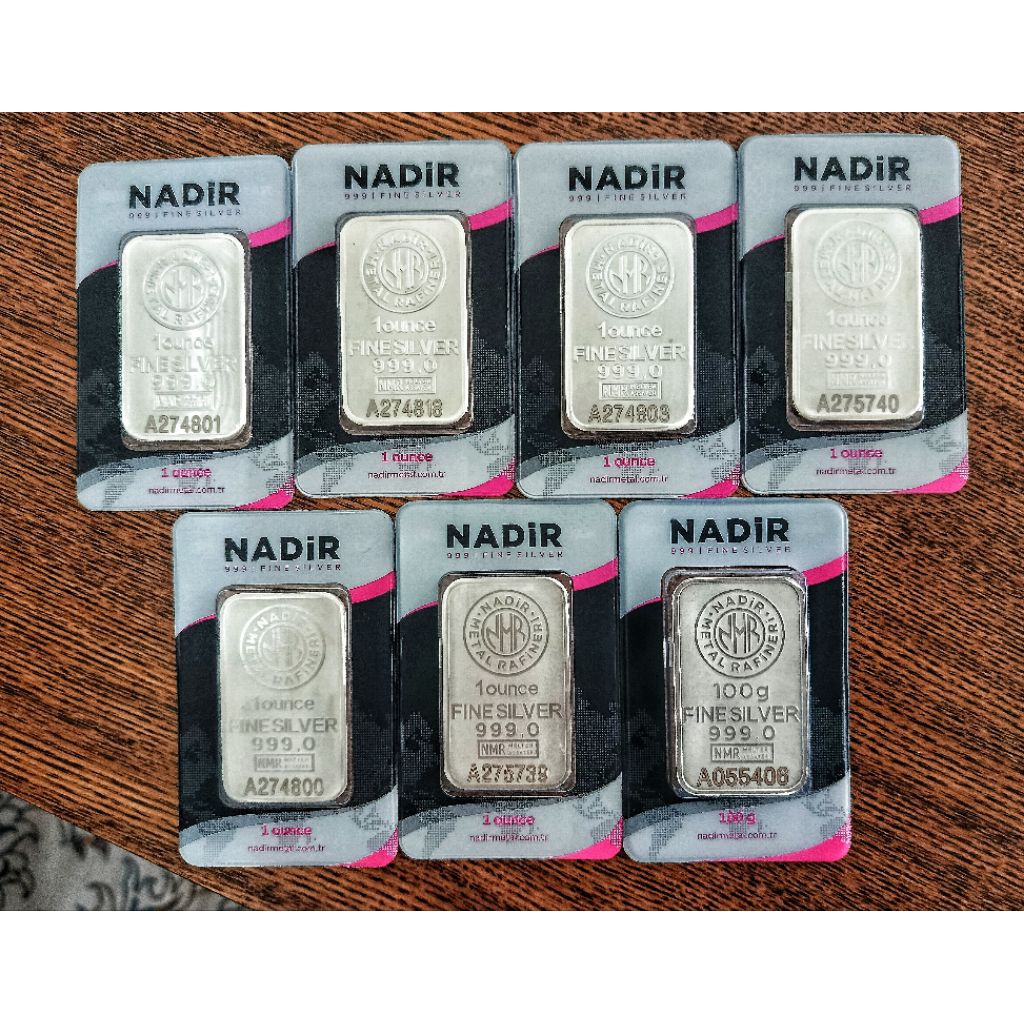 NADIR Silver 1 Oz (31.1 Gr) Fine Silver 99.9
