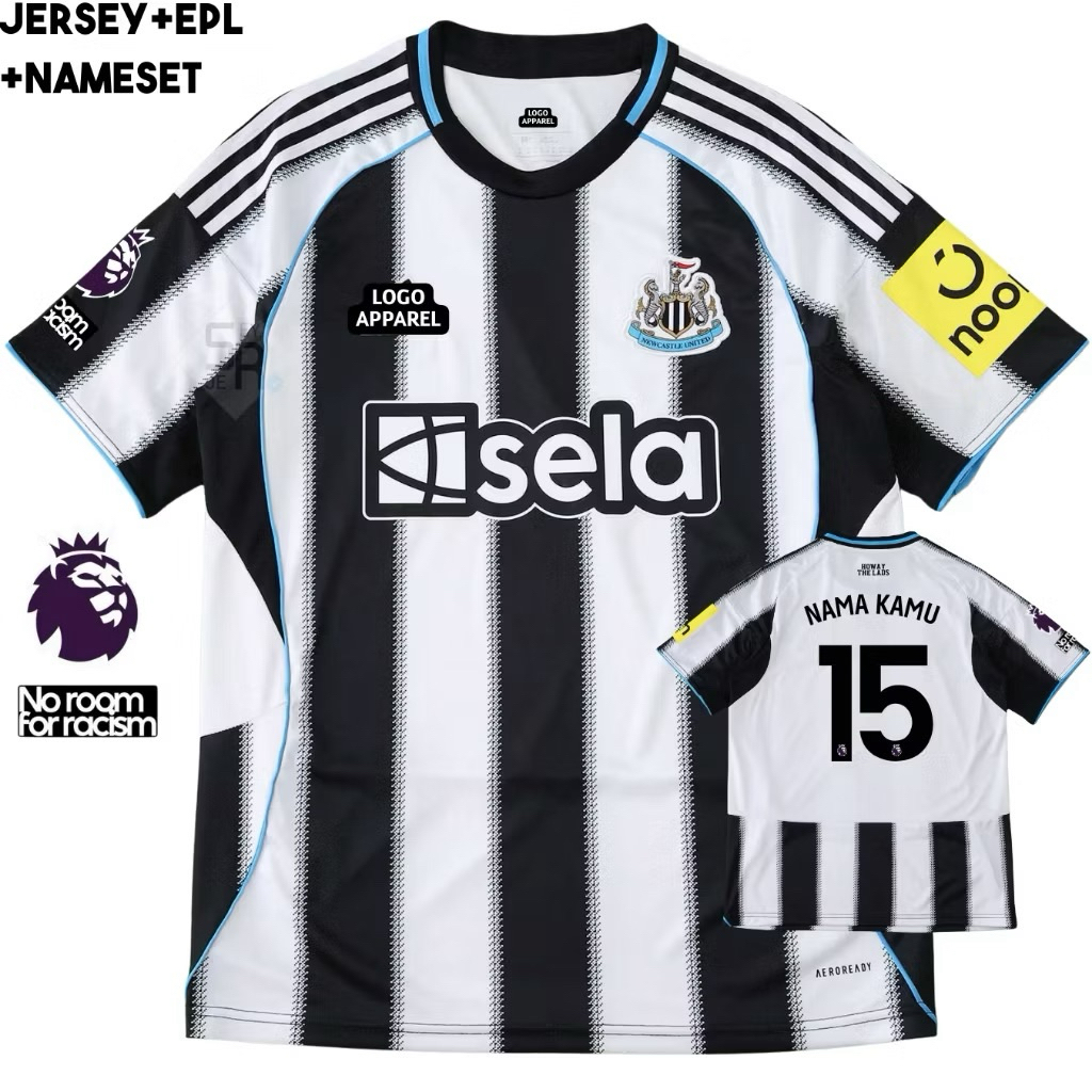 Jersey Newcastle United Home 2025 2026 - Jersey Newcastle Grade Original