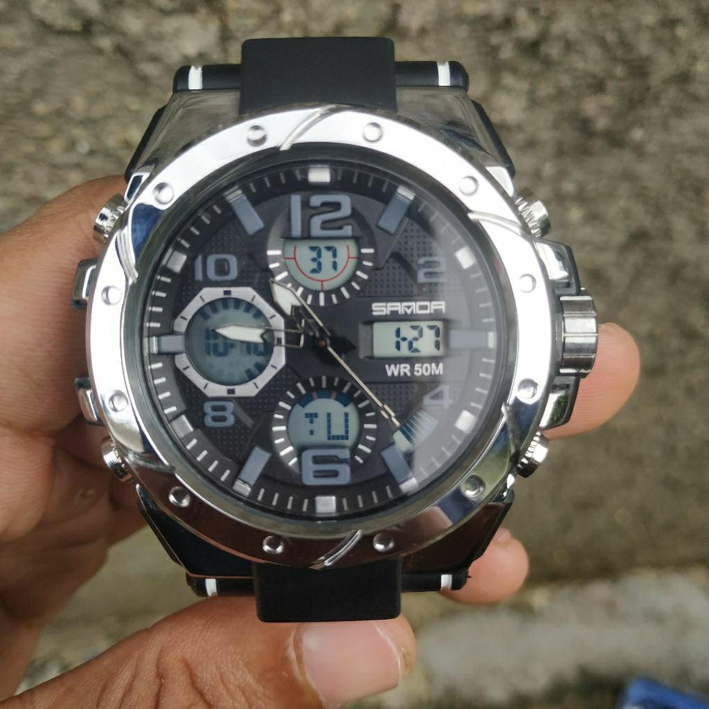 jam tangan sanda 6008