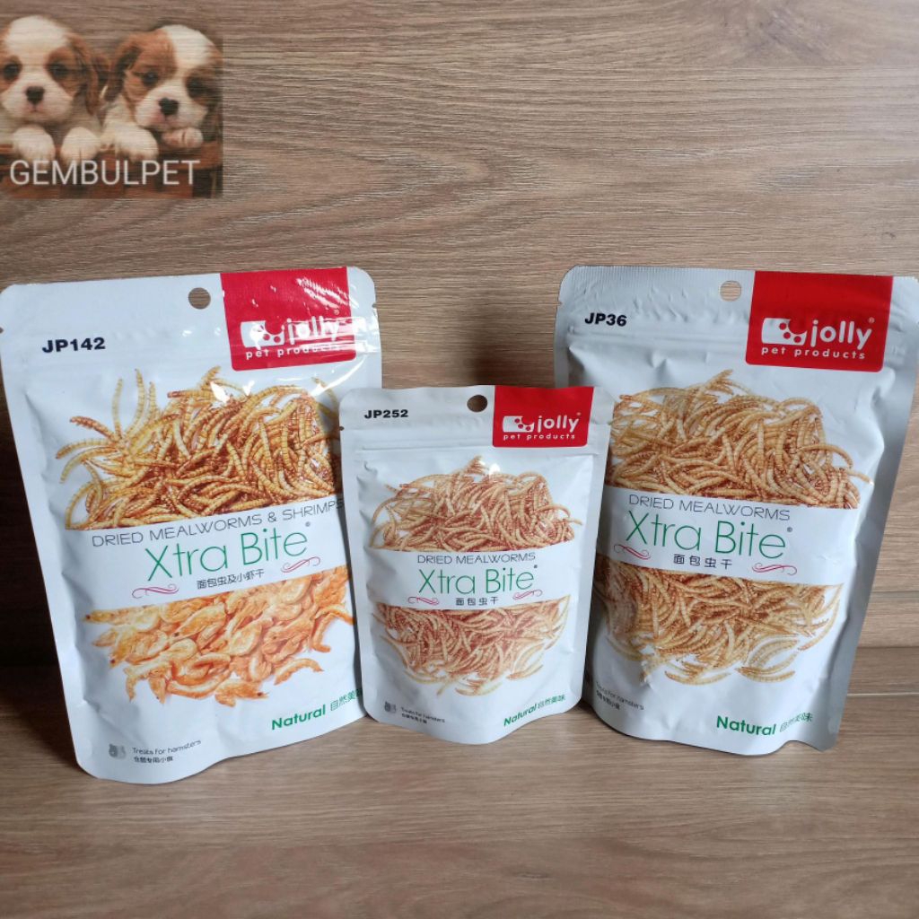 Makanan Hamster Jolly Xtra Bite Dried Mealworms JP36 JP142 JP252