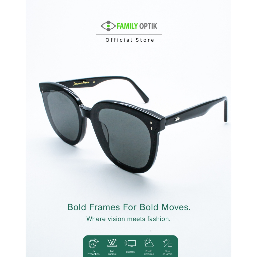 Kacamata Hitam Pria Wanita - Joanna France ROSY Sunglasses Unisex Anti UV