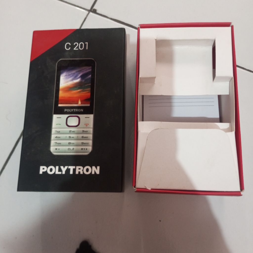 Dus box kosongan hp jadul Polytron c-201 ORI