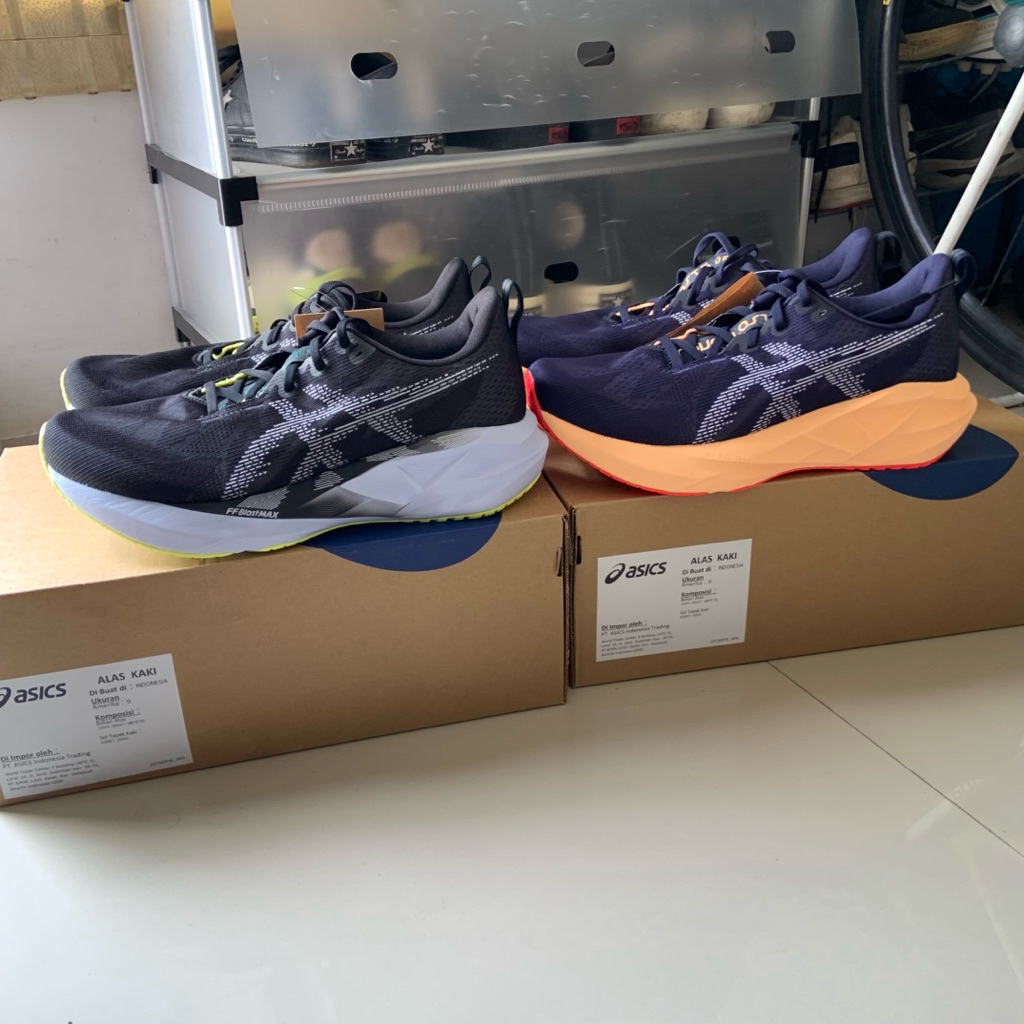 ASICS Novablast 5 ORIGINAL RESMI - Mens running sepatu lari pria