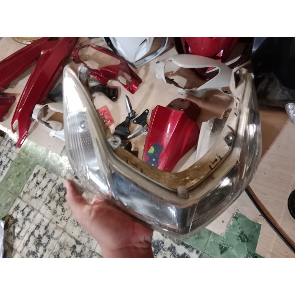 reflektor lampu sen lampu senja mio smile