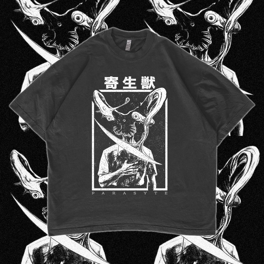Parasyte Oversized T-shirt Anime Vintage