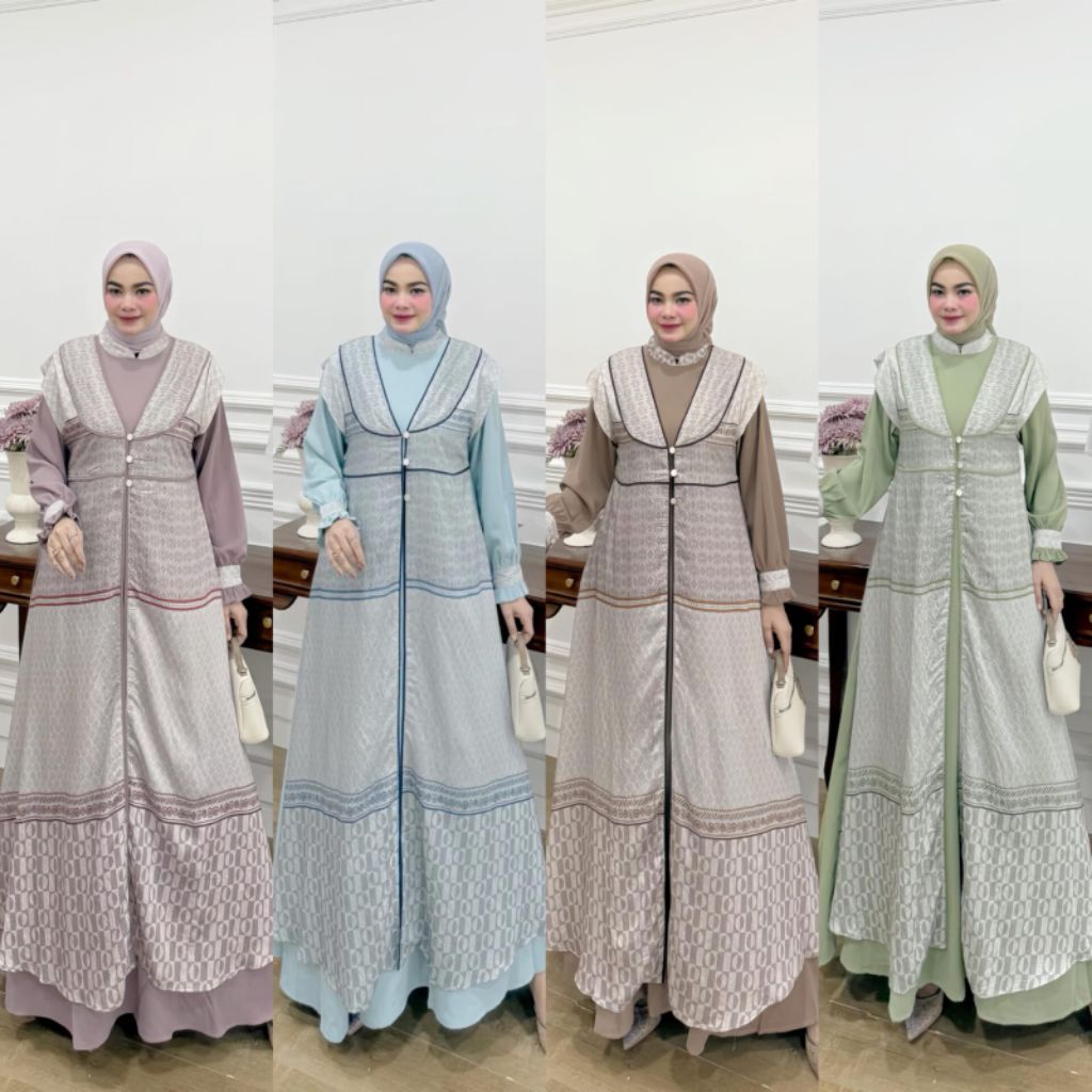 ZANIA DRESS//BY HIJRAH RESTU MANDEH//BY LILIE COLLECTION MTP